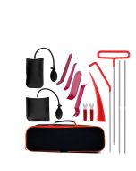 Car Window Door Key Anti Lost Kit, Inflatable Air Wedge Pump, Long Reach Grabber, Carrying Bag