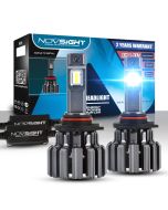 NOVSIGHT Car LED Headlight, H11 9006 9005 Car Bulb, 2PCS 6000K 90W 14400LM  Front Fog Light Bulb