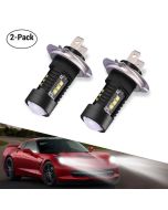 2*H7 LED headlight bulbs daytime running lights 60w 6000K