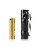 Lumintop D1 18650 Flashlight, Triple LEDs, Max 2000 lumens, Portable EDC Flashlight 