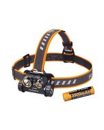 Fenix HM65R Headlamp Max 1400 Lumen Dual Beam USB Rechargeable Spotlight Floodlight