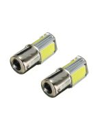 2 pcs BA15S 1156 P21W 382 Car Signal Light 12V 5W 500LM White 4COB LED Car Turn Light